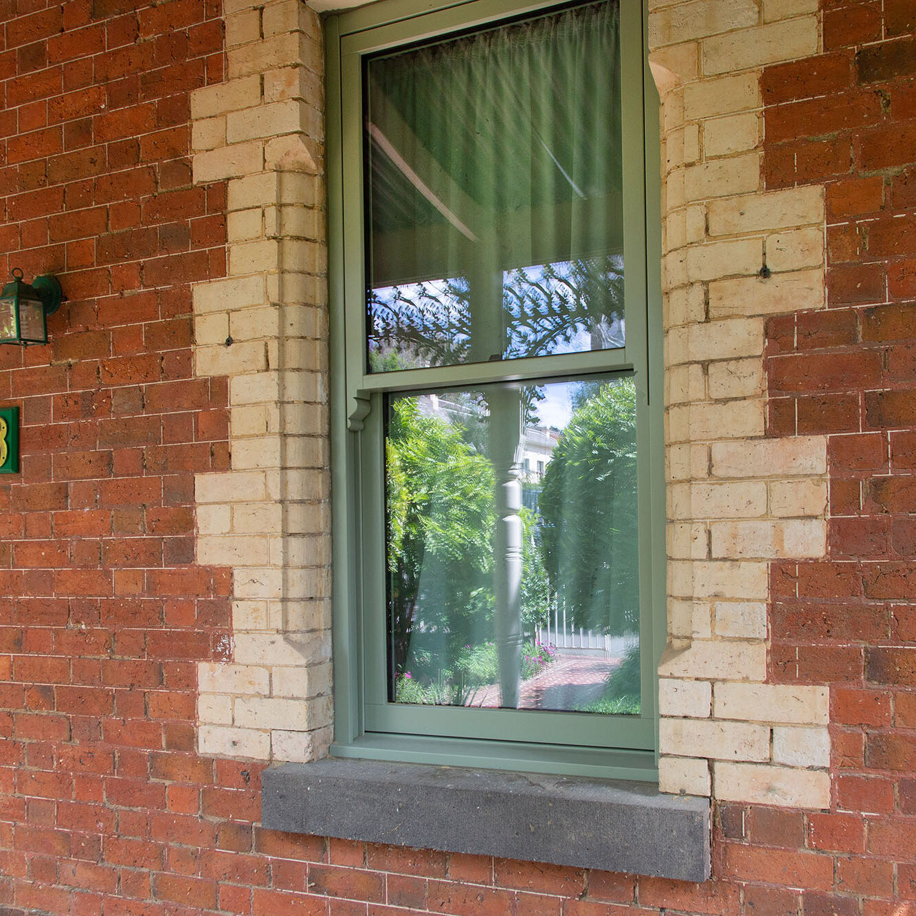 ETW+D North Melbourne Door + Flyscreen Door + Box Sash Window