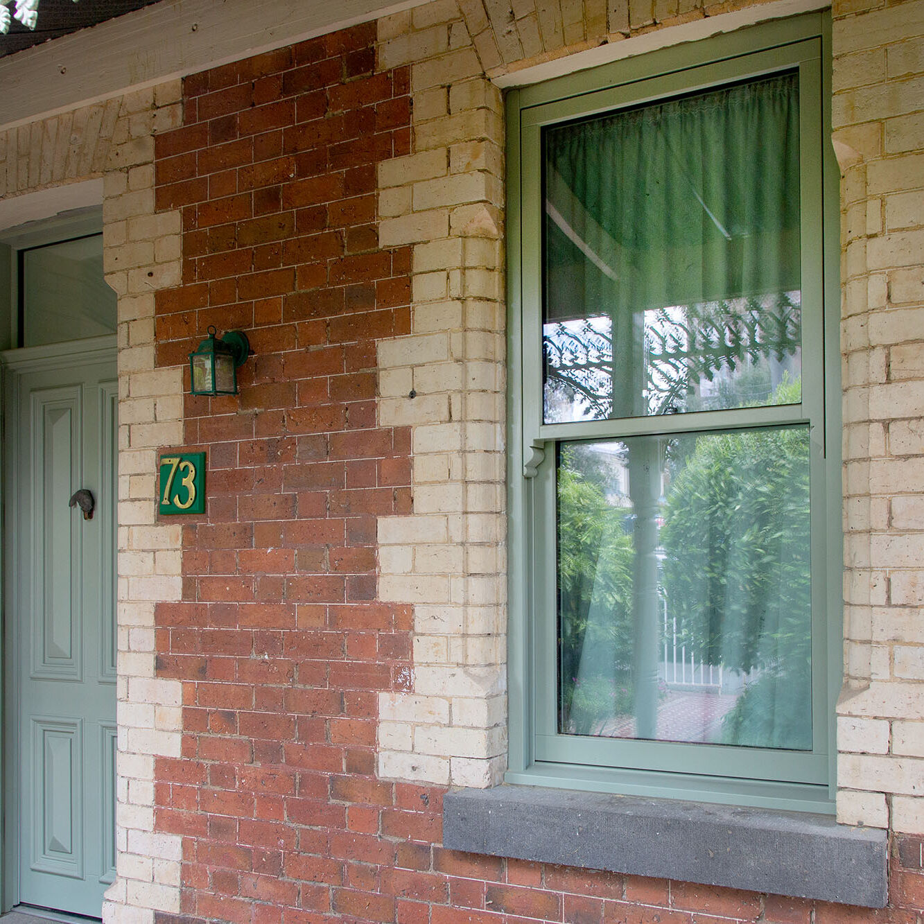 ETW+D North Melbourne Door + Box Sash Window